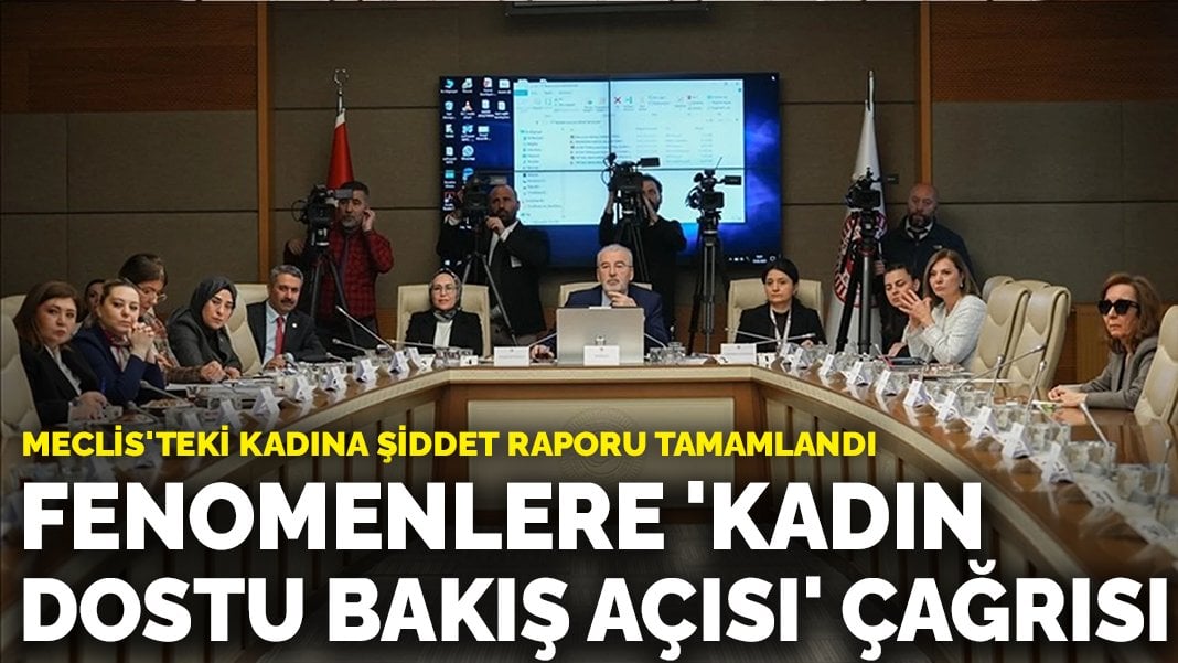 Meclis’teki kadına şiddet raporu tamamlandı: Fenomenlere ‘Kadın dostu bakış açısı’ çağrısı