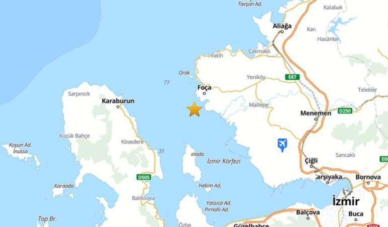 İzmir’de korkutan deprem