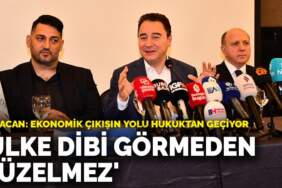 Babacan: Ekonomik çıkışın yolu hukuktan geçiyor