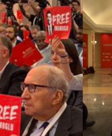 ‘Free İmamoğlu’ pankartı kaldırmamışlardı… Sezai Temelli nedenini açıkladı