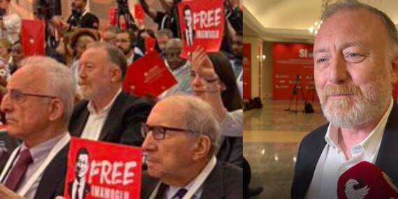 ‘Free İmamoğlu’ pankartı kaldırmamışlardı… Sezai Temelli nedenini açıkladı