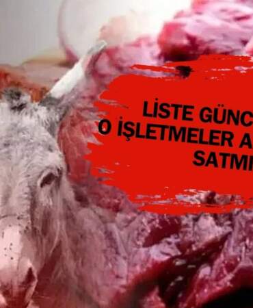 “Et” diye yedirdiler, “At ve Eşek eti” çıktı! Bakanlık yeni ifşayı tek tek paylaştı: Buralardan sakın et almayın