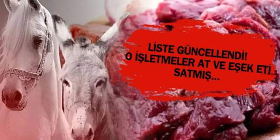 “Et” diye yedirdiler, “At ve Eşek eti” çıktı! Bakanlık yeni ifşayı tek tek paylaştı: Buralardan sakın et almayın