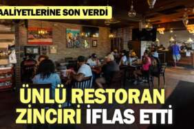 Dünyanın dört bir yanında şubesi bulunuyordu: Ünlü restoran zinciri iflas etti!