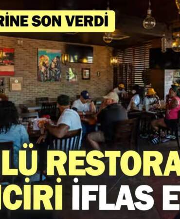 Dünyanın dört bir yanında şubesi bulunuyordu: Ünlü restoran zinciri iflas etti!