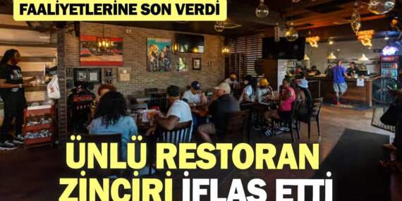 Dünyanın dört bir yanında şubesi bulunuyordu: Ünlü restoran zinciri iflas etti!
