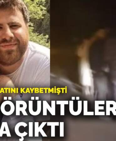 Oğuz Murat Aci’nin hayatını kaybettiği kazada yeni görüntüleri ortaya çıktı