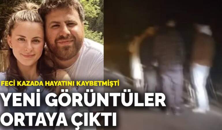 Oğuz Murat Aci’nin hayatını kaybettiği kazada yeni görüntüleri ortaya çıktı