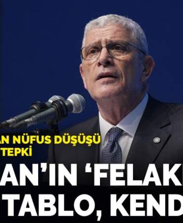Dervişoğlu’ndan Erdoğan’ın “nüfus düşüşü” açıklamasına tepki: Eğer bu bir felaketse, sebebi yılların yanlış yönetimidir