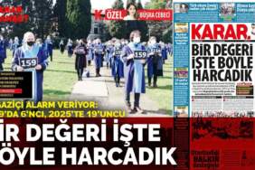 Bir değeri işte böyle harcadık