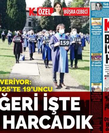 Bir değeri işte böyle harcadık