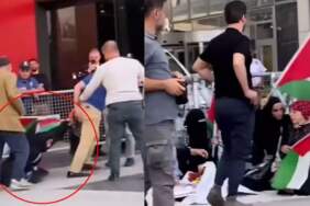 İsrail protestosuna polis müdahalesi: Görüntüler emniyeti hareke geçirdi