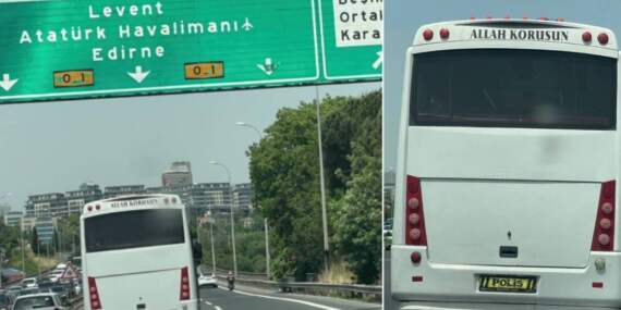 Emniyet inceleme başlattı: Plakaya ‘polis’ yazmak kurumsal talimat değil
