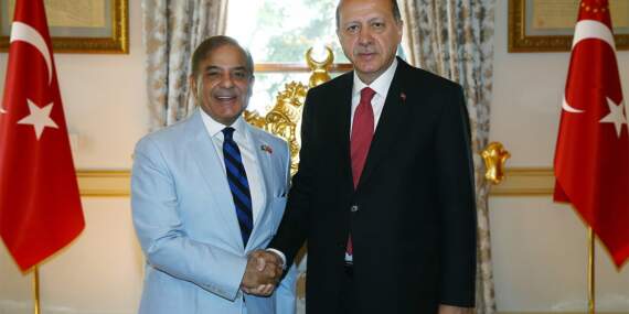 Erdoğan, bugün Dolmabahçe’de Pakistan Başbakanı Şerif’i kabul edecek