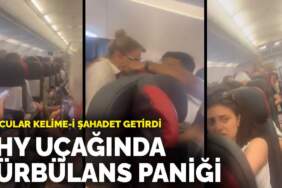 THY uçağında türbülans paniği: 20 dakika süren sessizlik yolcuları şoka soktu! Yolcular kelime-i şahadet getirdi