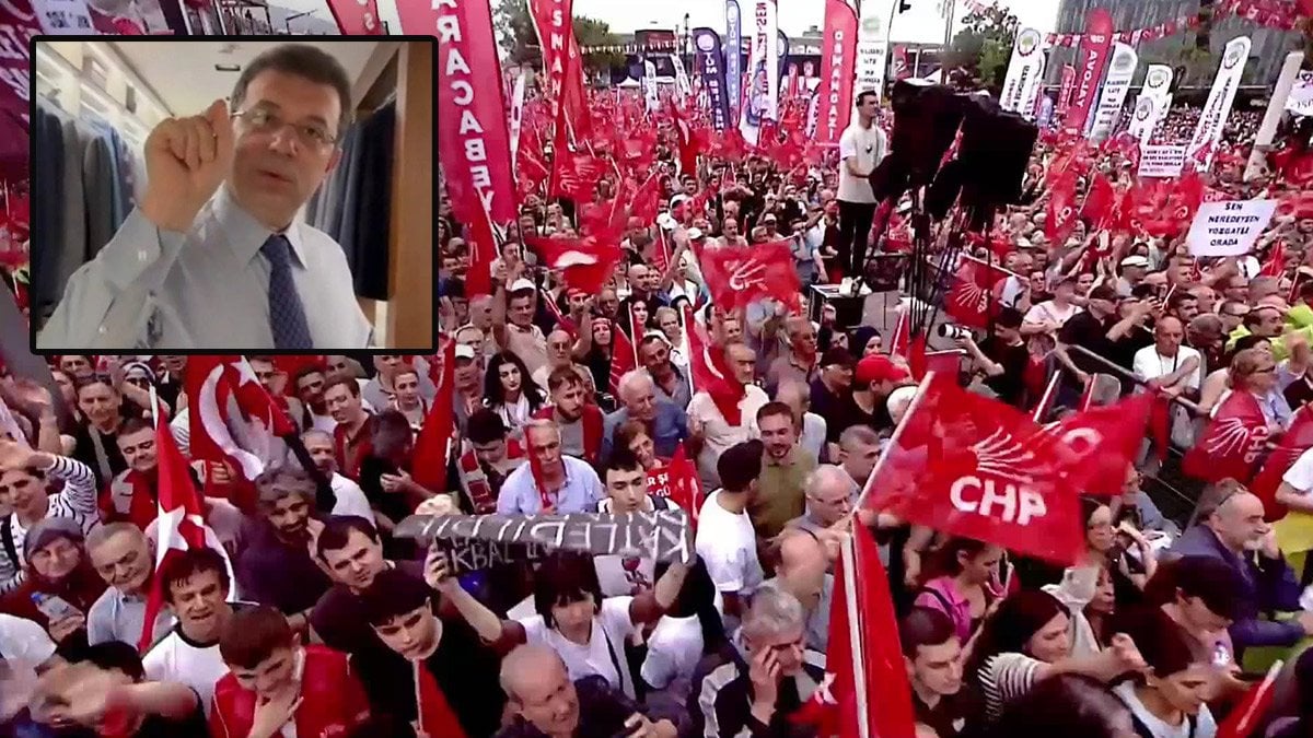 İmamoğlu’ndan CHP’nin Bursa mitingine mesaj: Zulüm ile abad olunmaz, halkın iradesine pusu kurulmaz