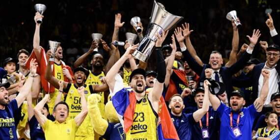 Erdoğan, Fenerbahçe Beko’yu tebrik etti
