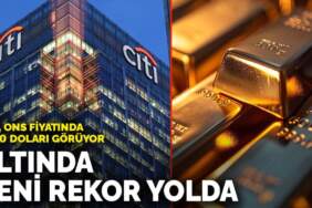 Citi, Ons fiyatında 3500 doları görüyor: Altında yeni rekor yolda