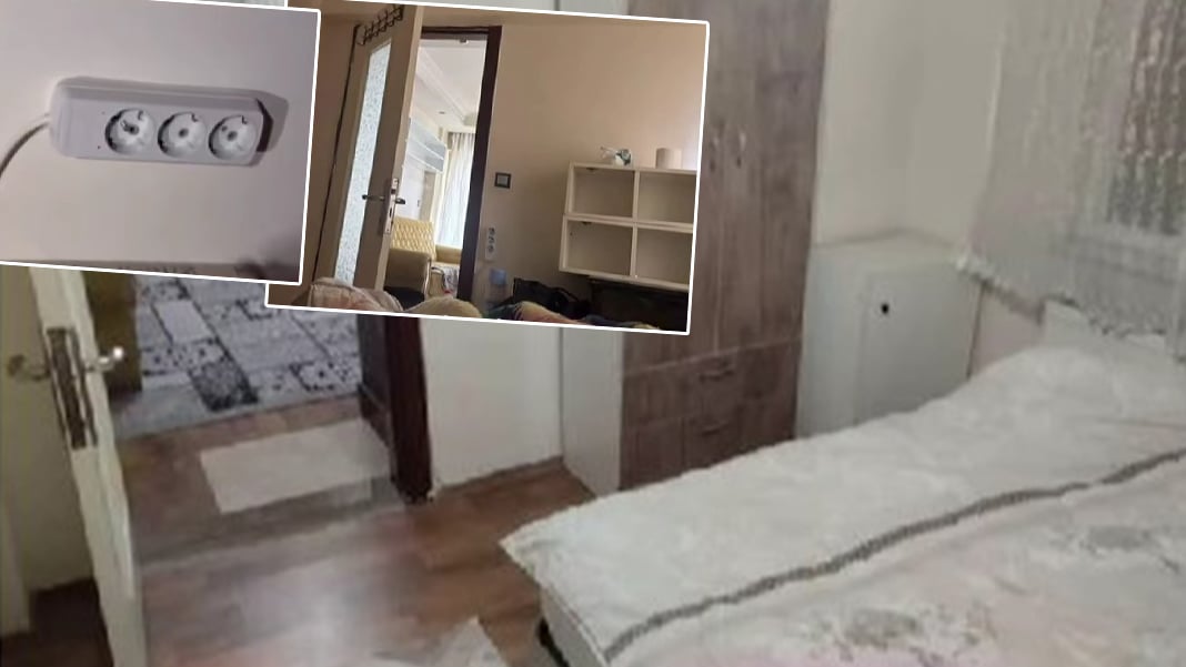 Üçlü prizin içinden ‘skandal’ çıktı: Kiralık evde gizli kamera
