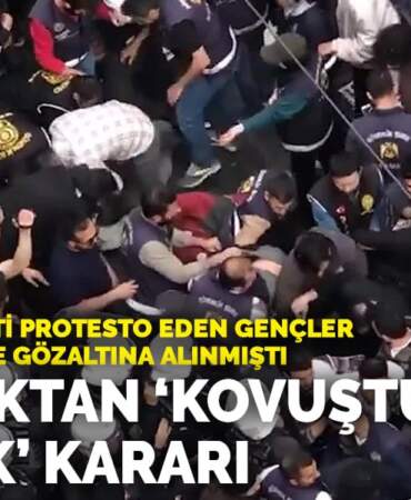İsrail’le ticareti protesto eden gençler ters kelepçeyle gözaltına alınmıştı: Savcılıktan ‘kovuşturmaya yer yok’ kararı