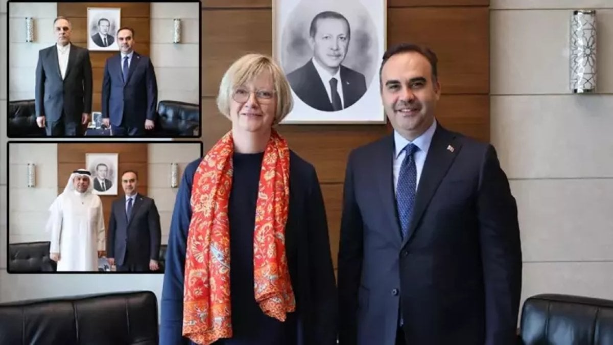 Kacır, İran, Almanya ve Bahreyn’in Ankara büyükelçileriyle bir araya geldi