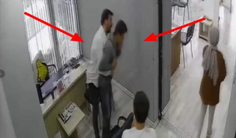 Heimlich ülkesi diye boşuna denmiyor! Bir esnaf çalışanının hayatını böyle kurtardı
