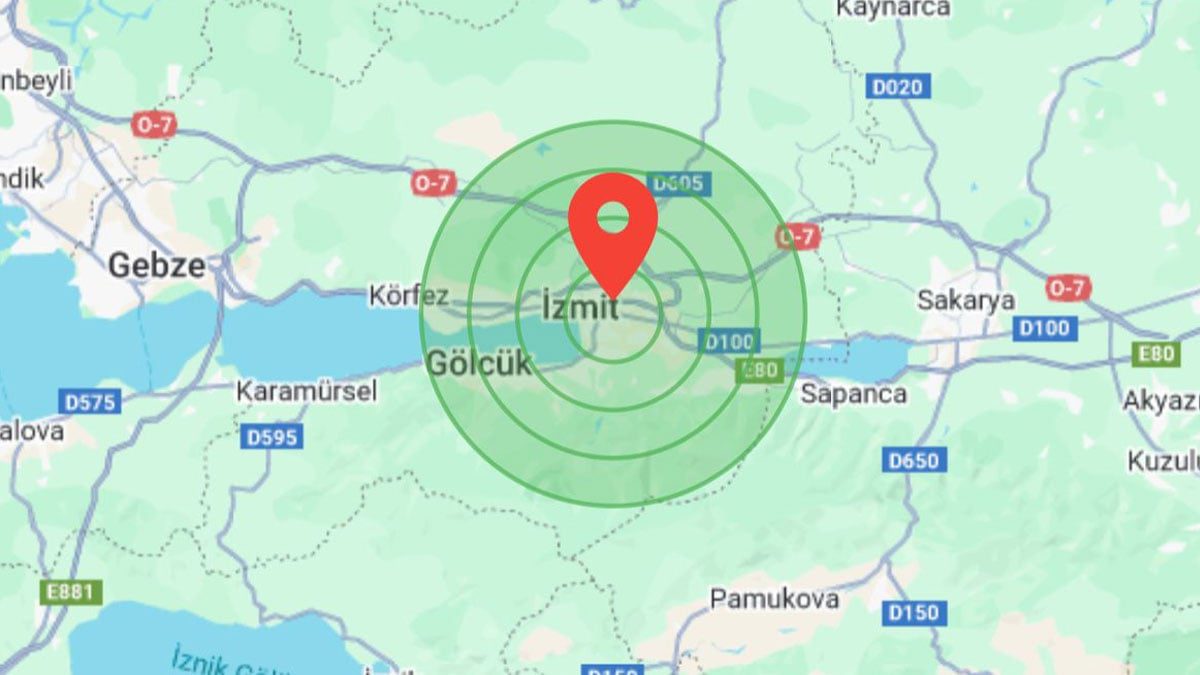 Kocaeli’de korkutan deprem