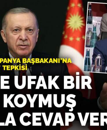 Erdoğan’dan İspanya Başbakanı Sanchez’e ‘Free İmamoğlu’ tepkisi: Önüne ufak bir tablo koymuş onunla cevap veriyor