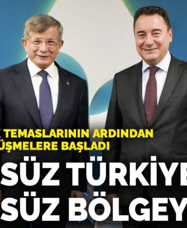 Davutoğlu Irak temaslarının ardından liderlerle görüşmelere başladı: Terörsüz Türkiye’den terörsüz bölgeye
