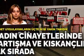 Kadın cinayetlerinde tartışma ve kıskançlık ilk sırada: Şiddet uygulayanların üçte ikisi yakın tanıdık