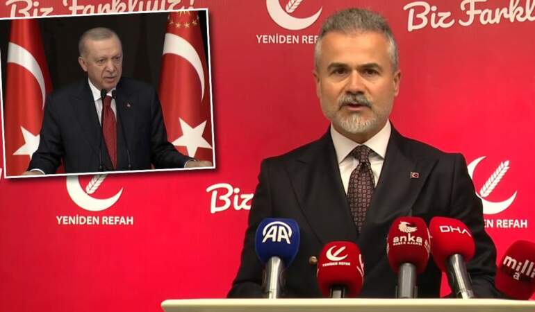 Yeniden Refah Partisi’nden Erdoğan’ın Anayasa çağrısına yanıt: ‘Toplumu sarsacak bir anayasa değişikliğine katkı vermeyiz’