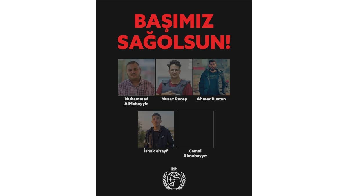 Gazze’de 5 İHH yardım görevlisi İsrail saldırılarında şehit oldu