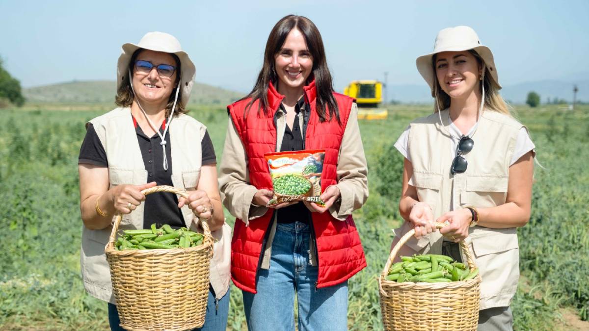 Kadınların emeğiyle sofralara: “Ege’den hasat” etiketli bezelye