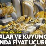 Altında makas farkı büyüyor: Bankalar ve kuyumcular arasında fiyat uçurumu