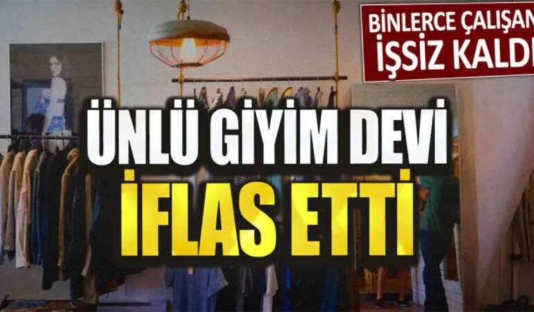 Dünyanın dört bir yanında mağazası vardı: Ünlü giyim zinciri iflas etti! Binlerce kişi işsiz kalacak