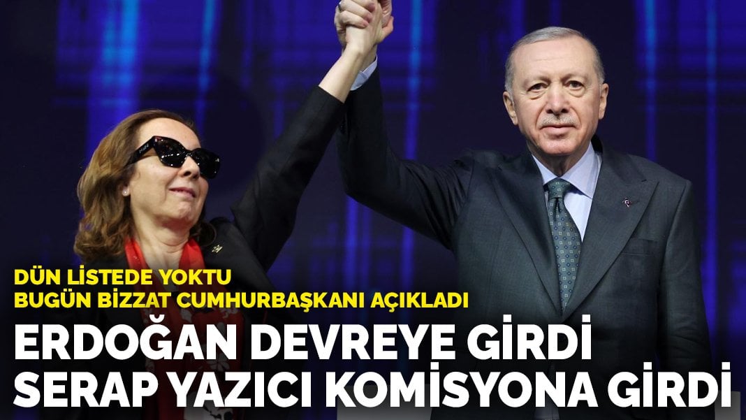 Dün listede yoktu, bugün bizzat Cumhurbaşkanı açıkladı: Erdoğan devreye girdi Serap Yazıcı Özbudun komisyona girdi