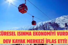 Kar yağışı yok, zarar çok! İklim krizi kayak merkezini vurdu: Resmen kepenk indirdi!