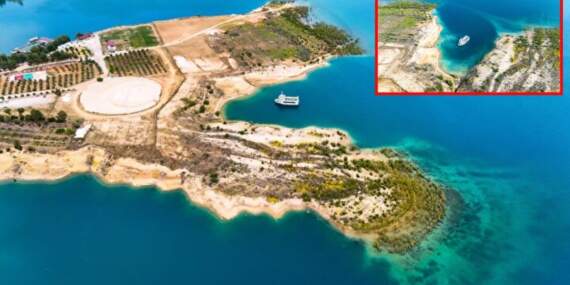 Burası ne Bali Adaları ne Maldivler! Torosların eteklerinde büyüleyici göl: Gidenler hayran kalıyor, turist akınına uğruyor