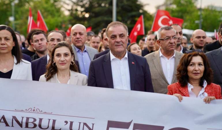 İBB’den Saraçhane’de fetih anması: İstanbul’a sahip çıkmak Fatih’e borcumuz