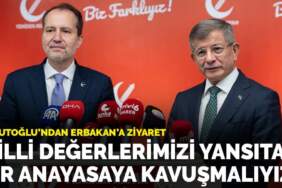 Davutoğlu: Milli değerlerimizi yansıtan bir anayasaya kavuşmalıyız