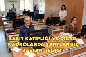 Lise mezunlarına büyük müjde! Zabıt katipliği ve diğer kadrolarda şartlar sil baştan değişti