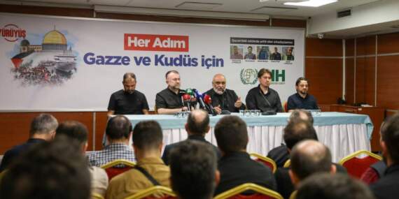 İHH’dan, Gazze’de 5 görevlisinin şehit edildiği saldırıyla ilgili basın açıklaması