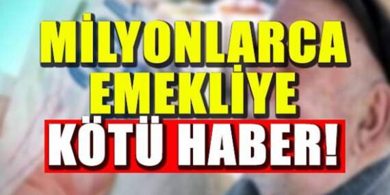 2,5 milyon emekliye kötü haber! Son tarih 30 Haziran