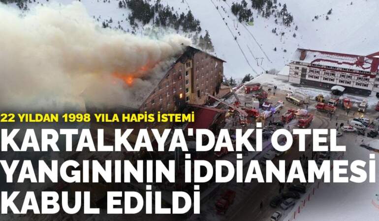 Kartalkaya’daki otel yangınının iddianamesi kabul edildi