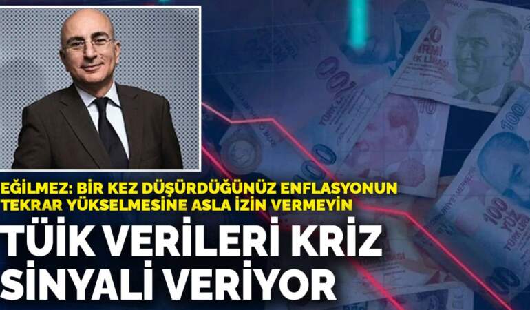 Eğilmez: Bir kez düşürdüğünüz enflasyonun tekrar yükselmesine asla izin vermeyin