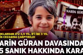 Narin Güran davasında 15 sanık hakkında karar çıktı: Sanıklardan 4’ü 3,5 yıl, 8’i ise 3 yıl hapis cezasına çarptırıldı