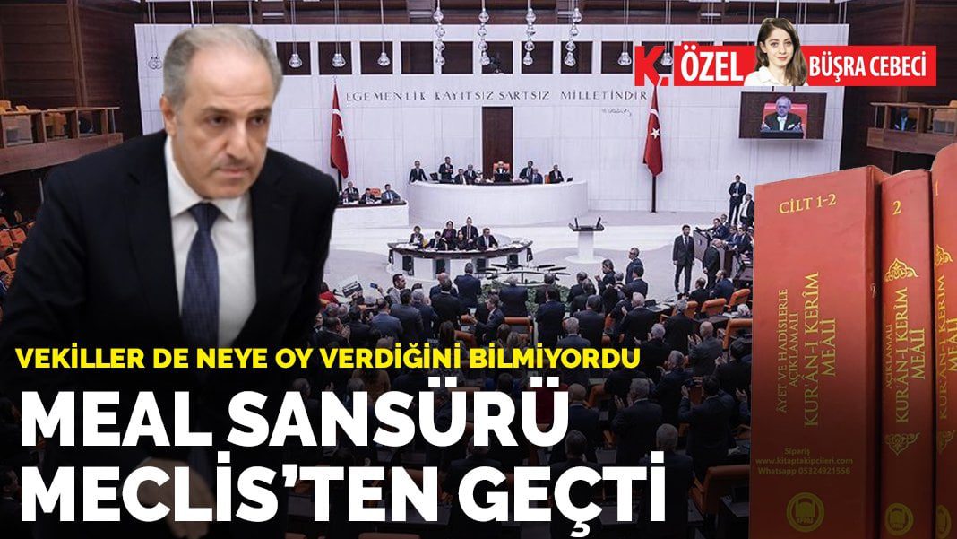 Meal sansürü Meclis’ten geçti