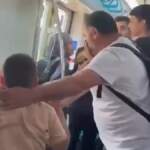 Marmaray’da çocuklarının yanında babalarını dövdüler: 2 şahıs gözaltına alındı