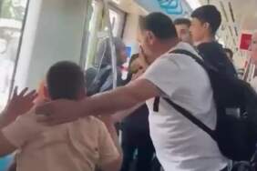 Marmaray’da çocuklarının yanında babalarını dövdüler: 2 şahıs gözaltına alındı