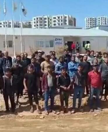Şantiye dev, sıkıntı büyük: Maaşlarını alamayan işçiler grevde